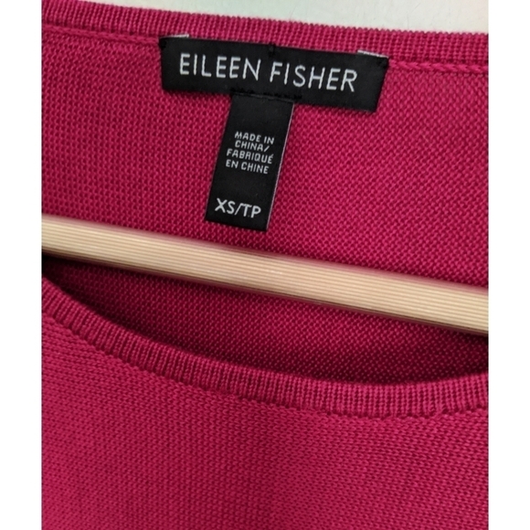 Eileen Fisher Lyocell and Silk Blend Top - Picture 4 of 6